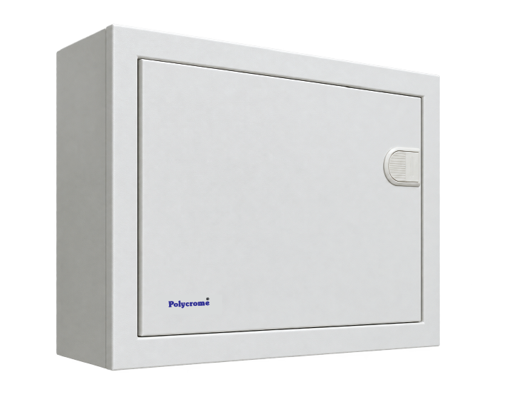 1 Row 8 way – Metal Enclosure Box – (305 x 255 x 90)mm