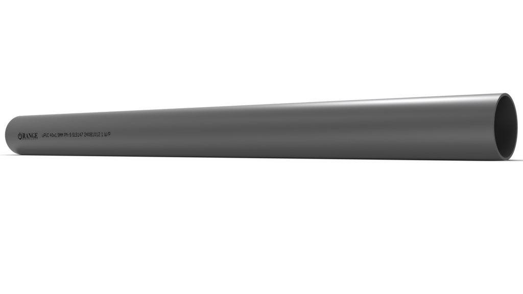 40mm / 1 1/4″ uPVC Pressure Pipe PNT9 PE