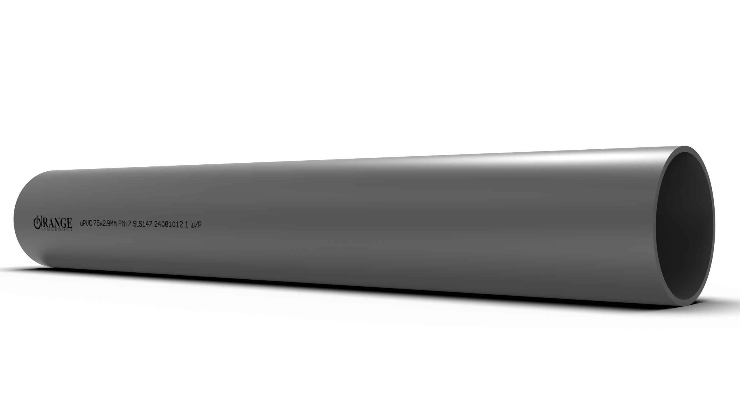 75mm / 1 1/2" uPVC Pressure Pipe PNT7 PE