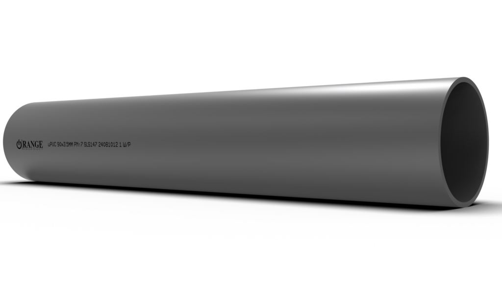 90mm / 3″ uPVC Pressure Pipe PNT7 PE