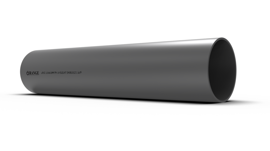 110mm / 4″ uPVC Pressure Pipe PNT14 PE