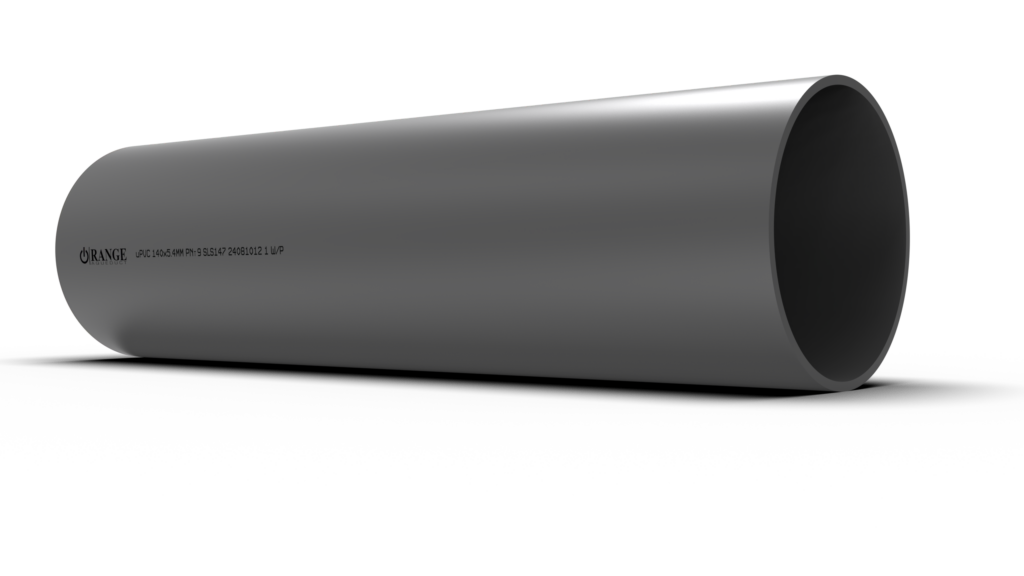 140mm / 5″ uPVC Pressure Pipe PNT9 PE
