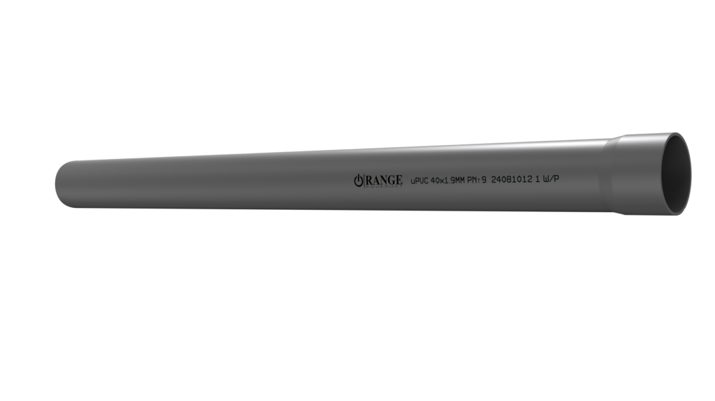 40mm / 1 1/4″ uPVC Pressure Pipe PNT9 SS