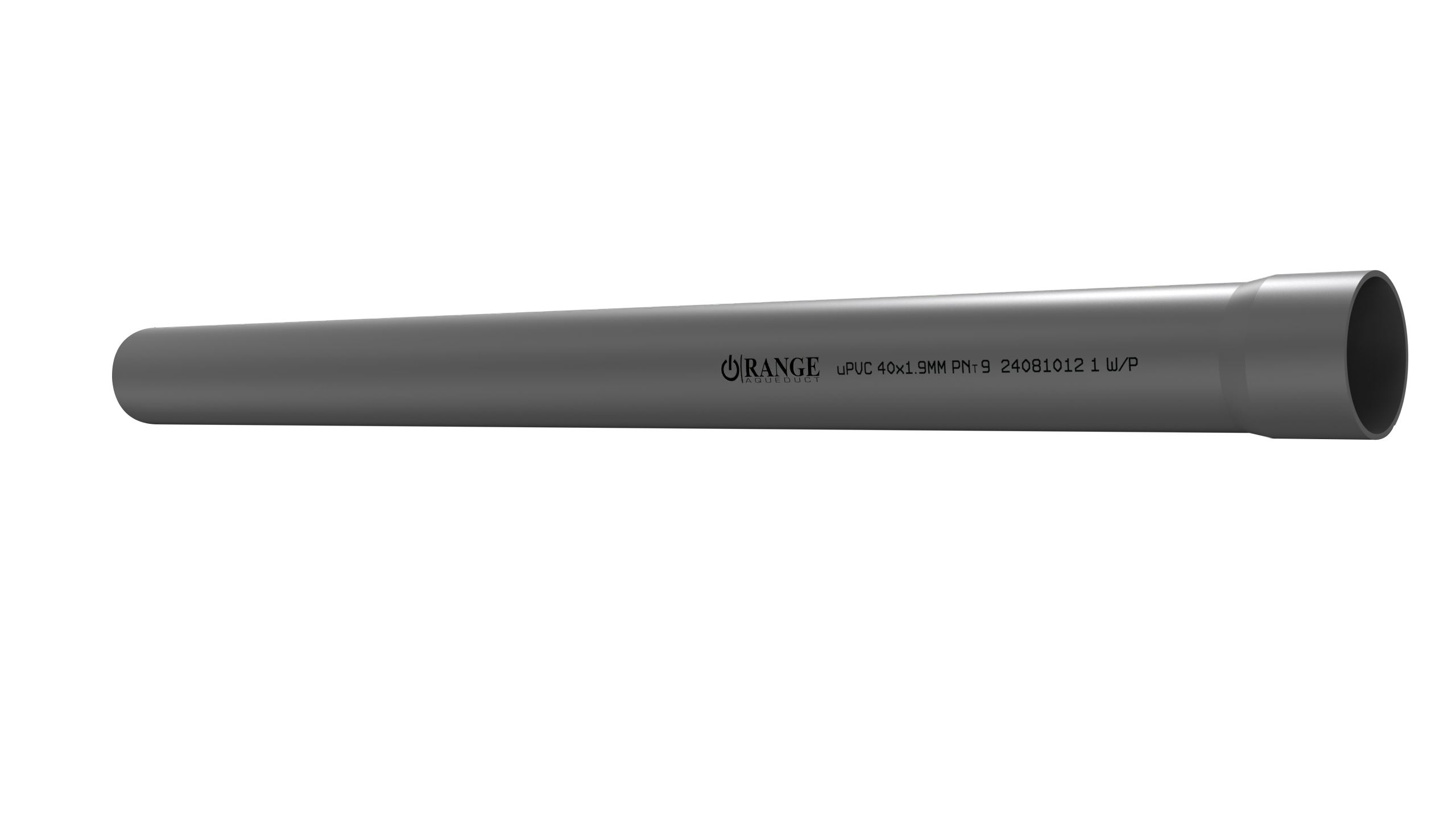 40mm / 1 1/4" uPVC Pressure Pipe PNT9 SS