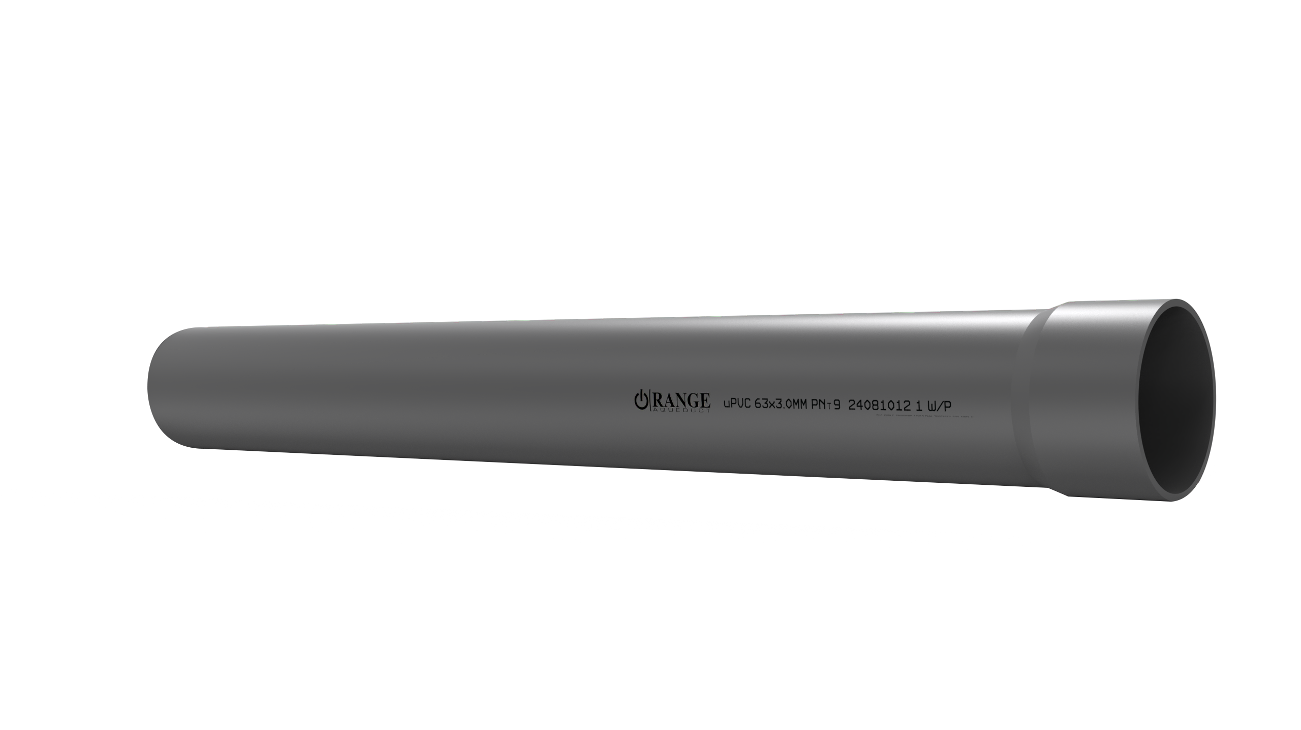 63mm / 2" uPVC Pressure Pipe PNT9 SS