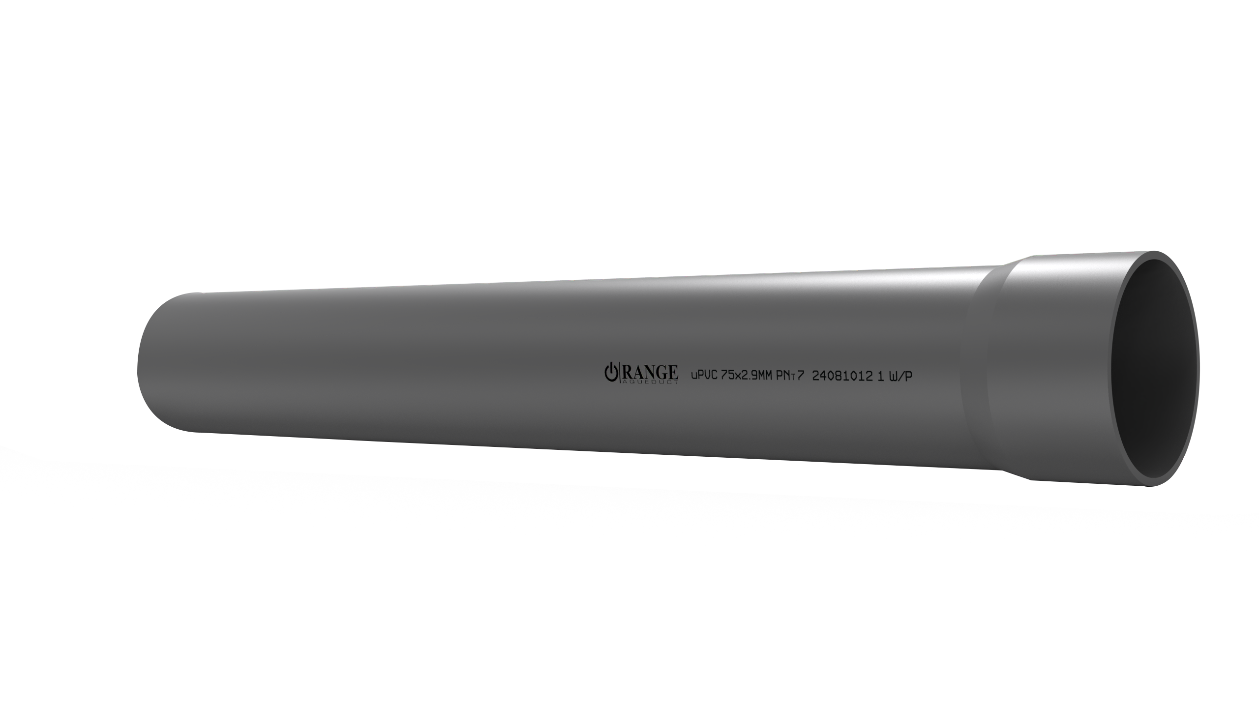 75mm / 1 1/2" uPVC Pressure Pipe PNT7 SS