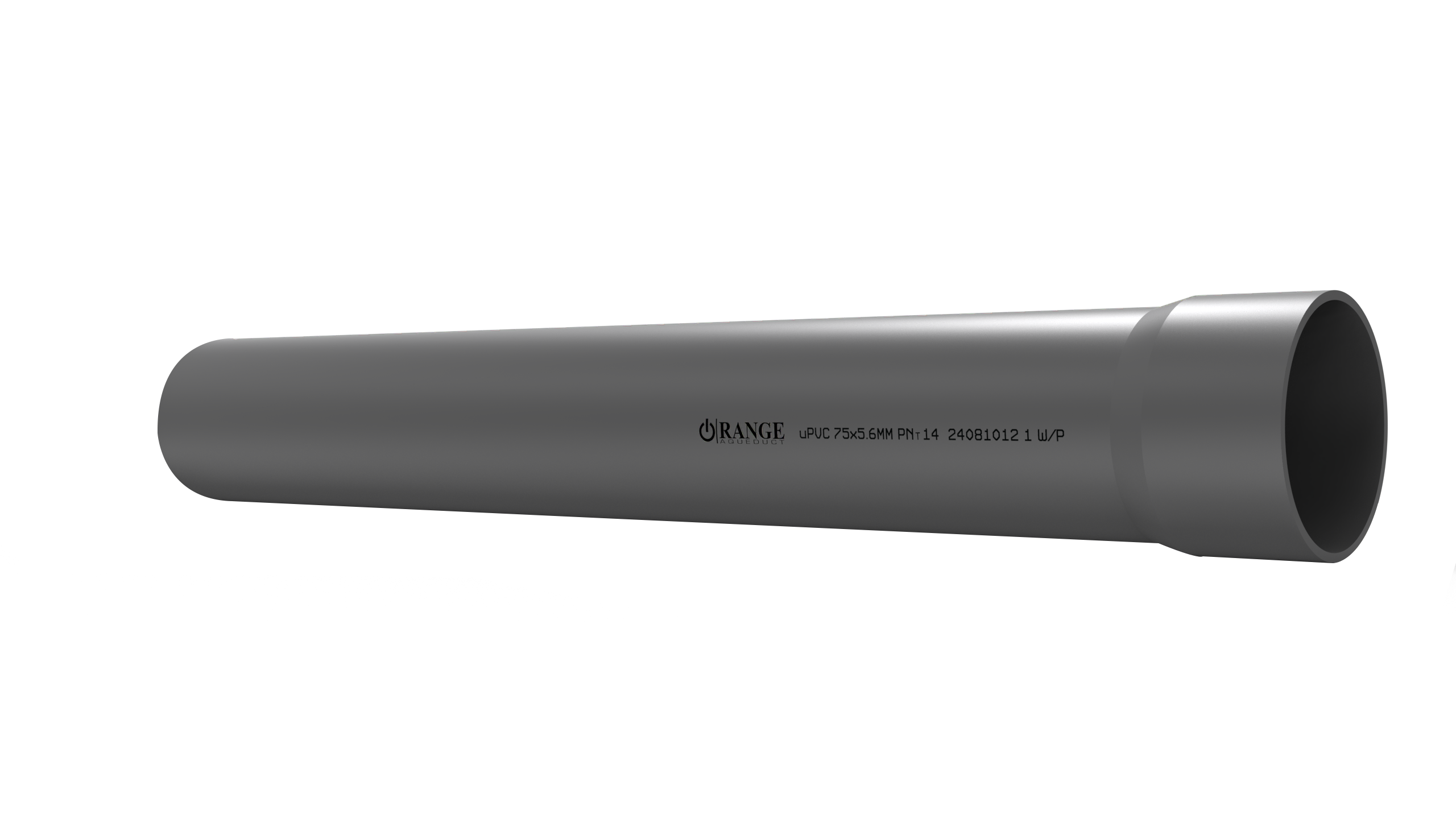 75mm / 1 1/2" uPVC Pressure Pipe PNT14 SS