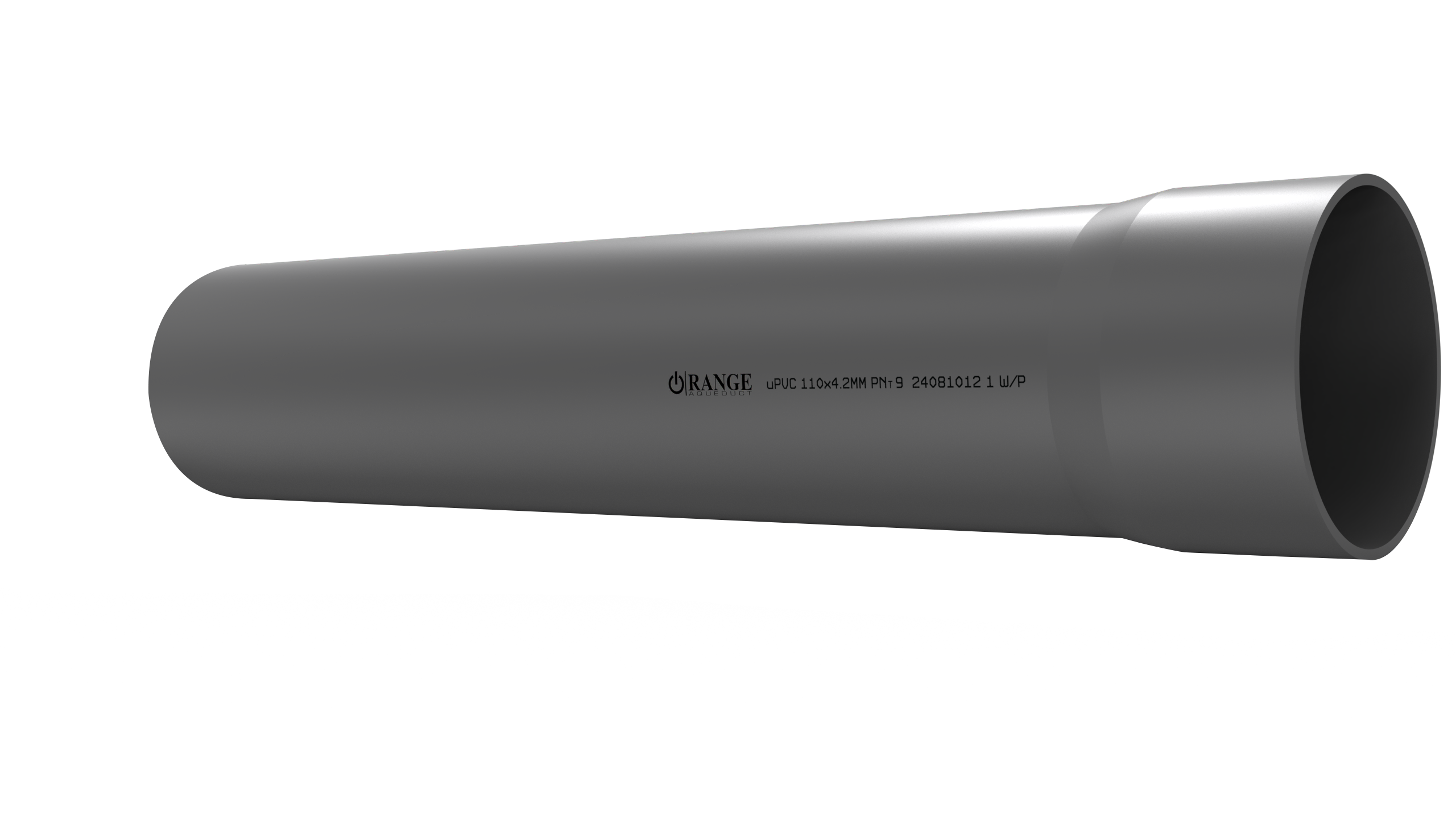110mm / 4" uPVC Pressure Pipe PNT9 SS