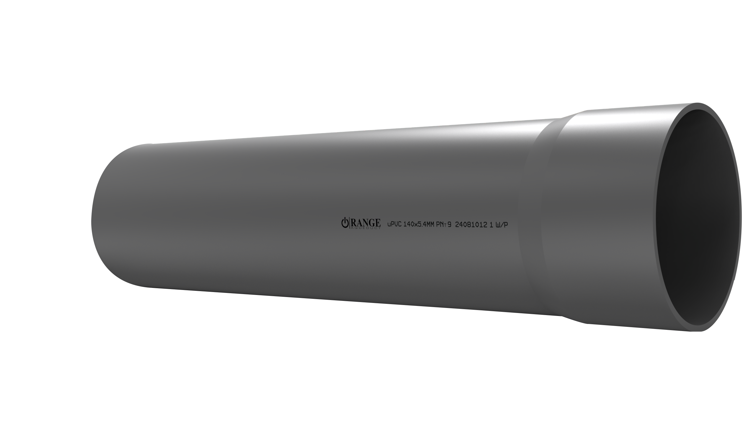 140mm / 5" uPVC Pressure Pipe PNT9 SS