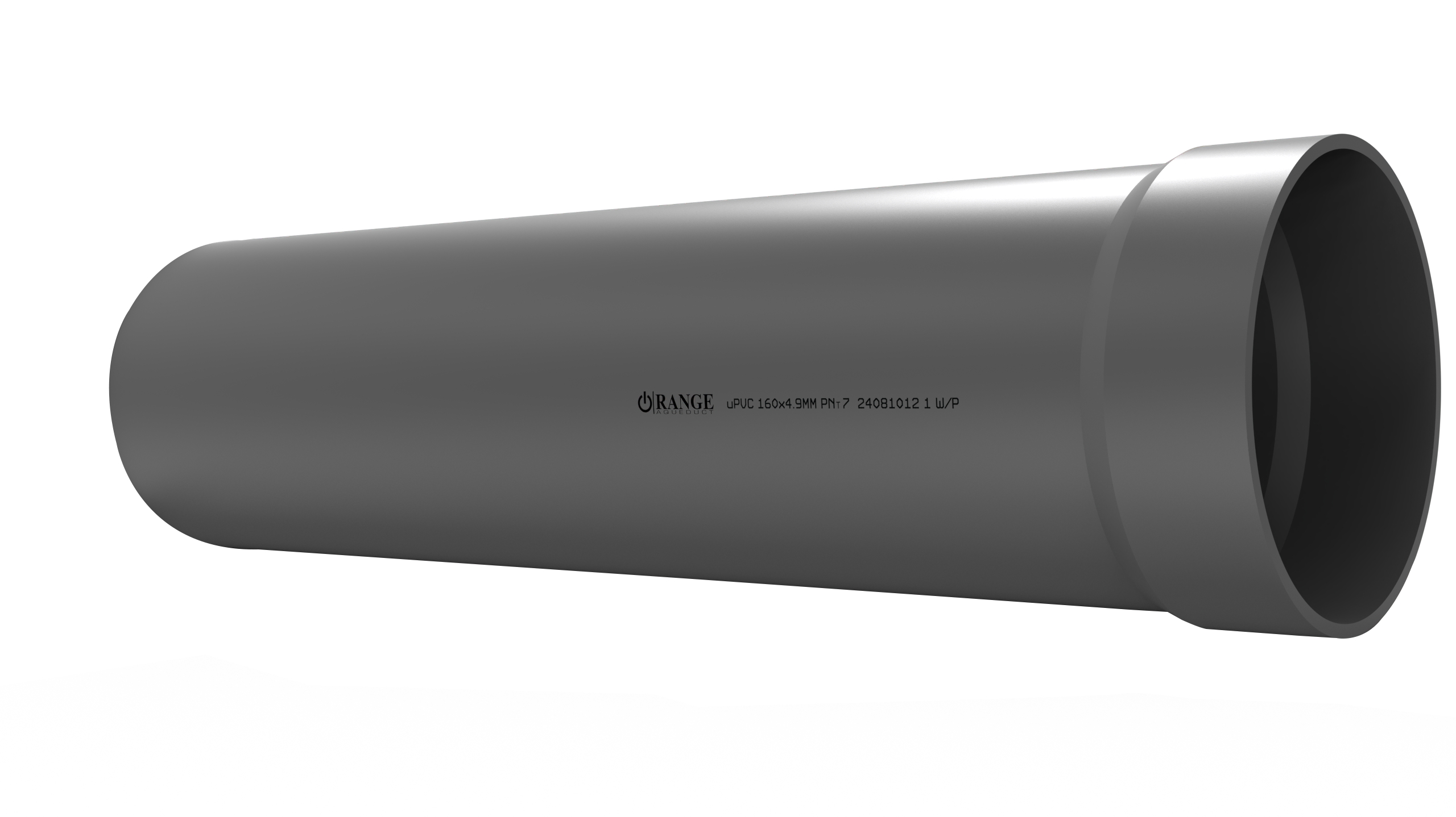 160mm / 6" uPVC Pressure Pipe PNT7 SS