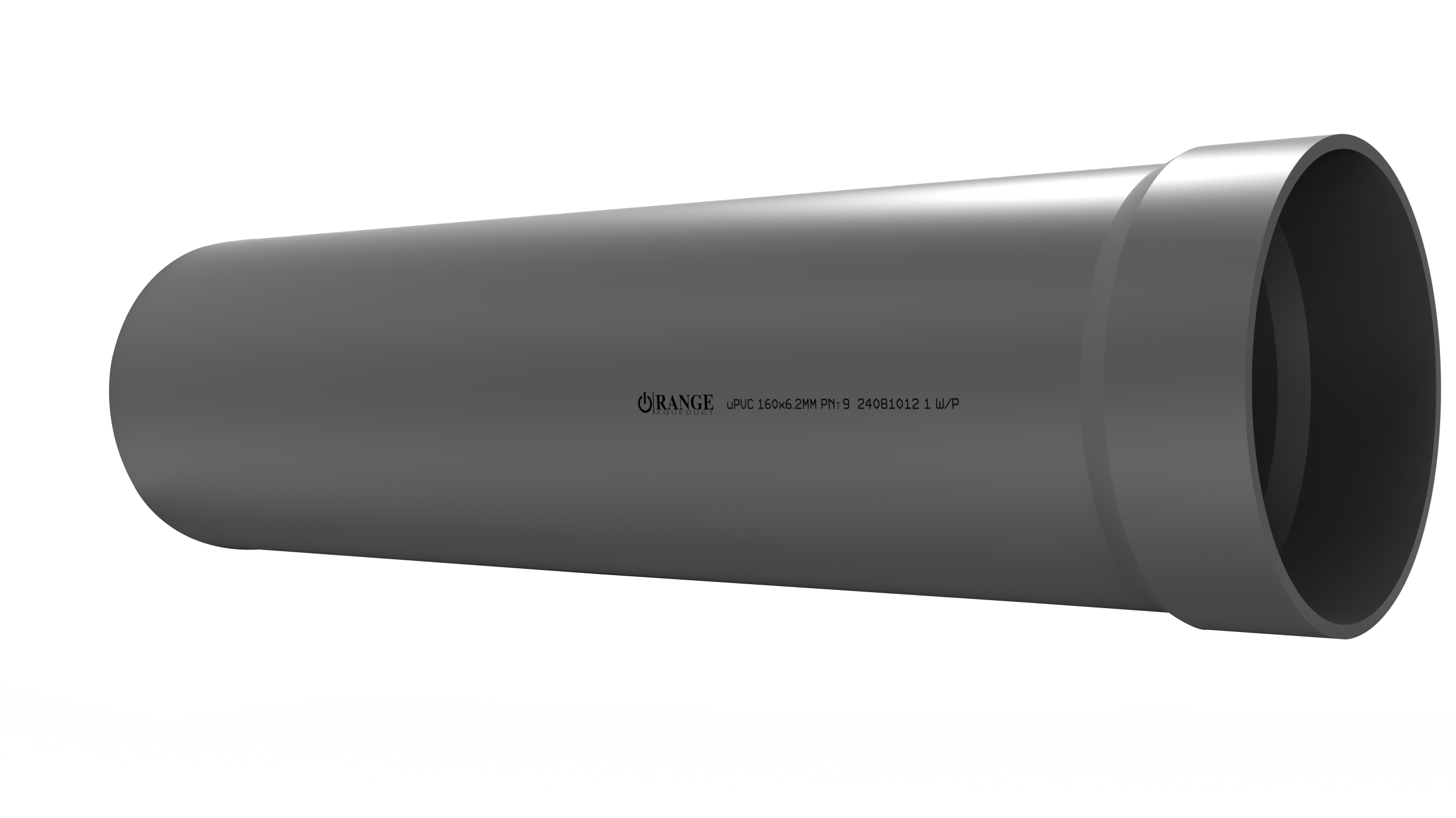 160mm / 6" uPVC Pressure Pipe PNT9 SS