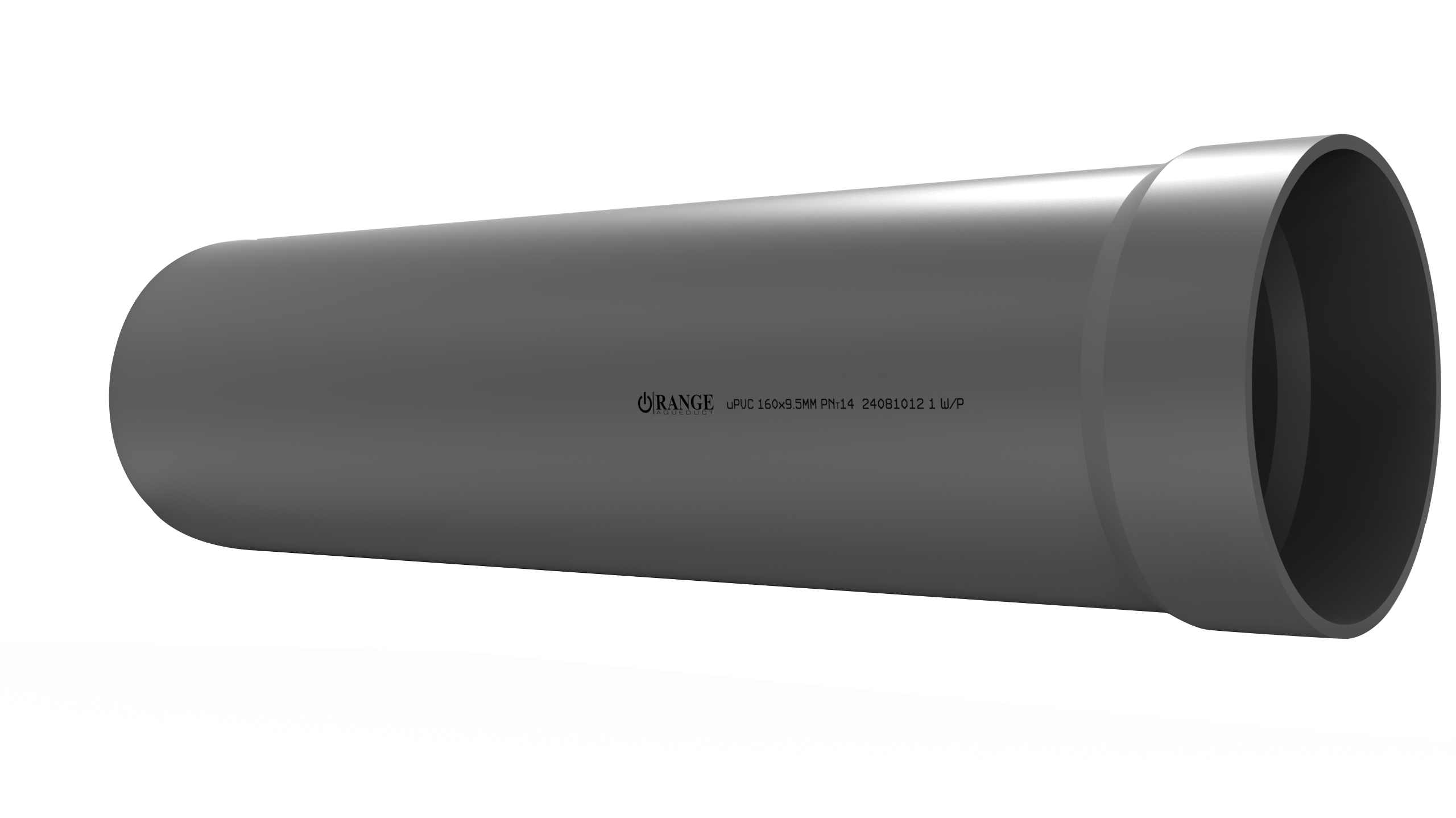 160mm / 6" uPVC Pressure Pipe PNT14 SS
