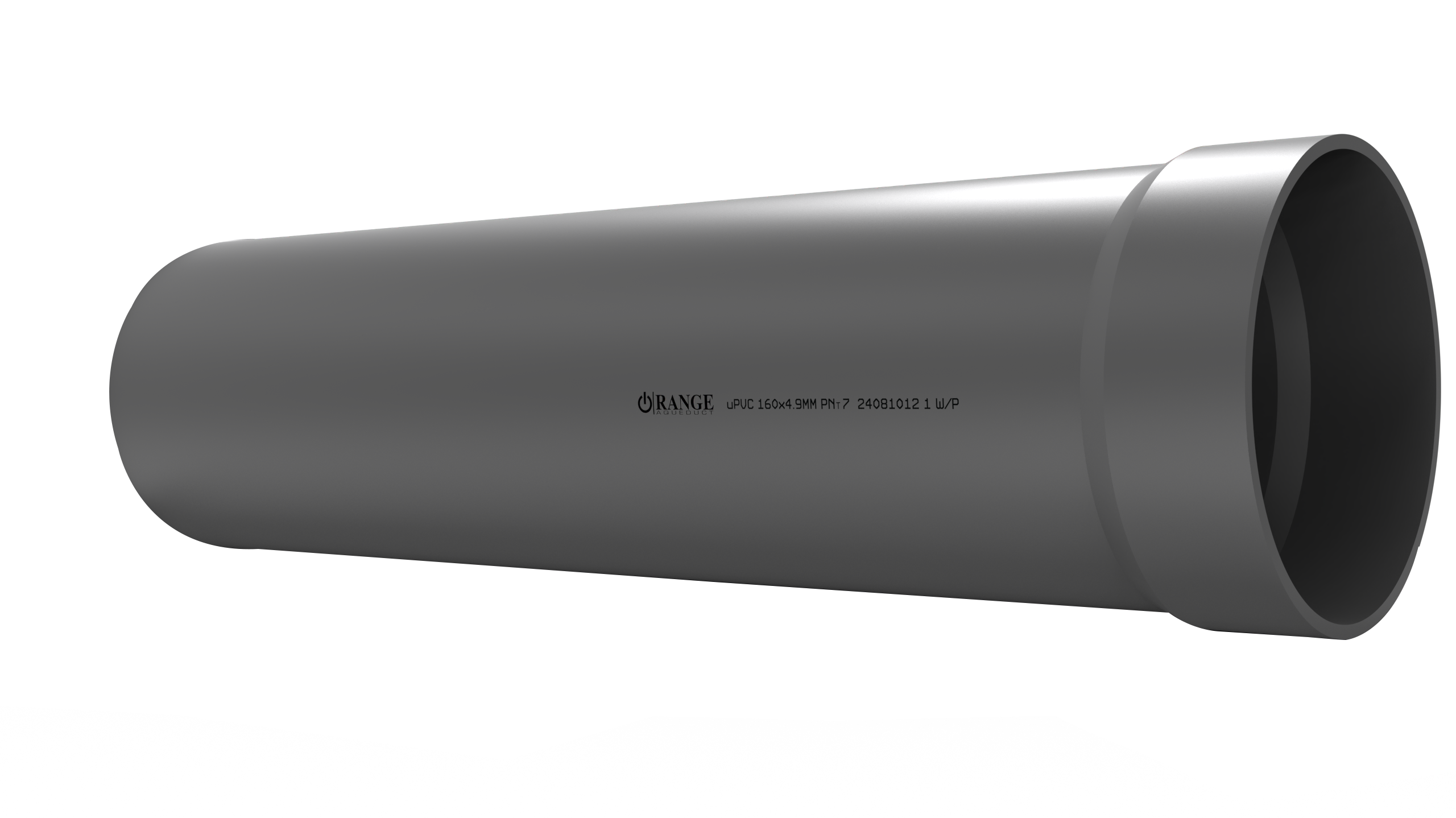225mm / 8" uPVC Pressure Pipe PNT7 SS
