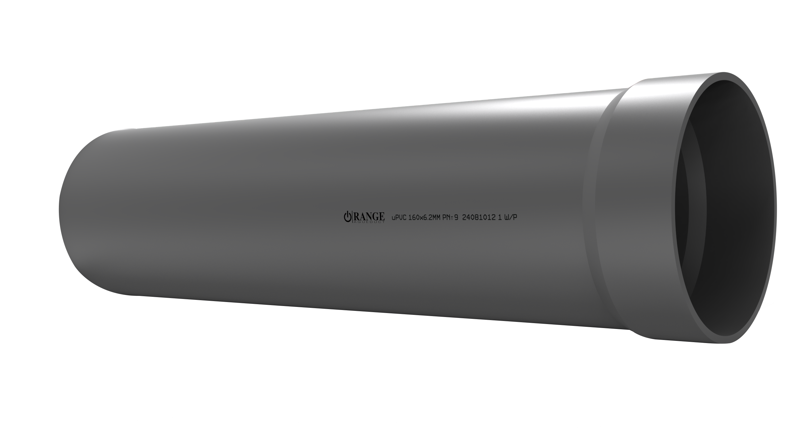 225mm / 8" uPVC Pressure Pipe PNT9 SS