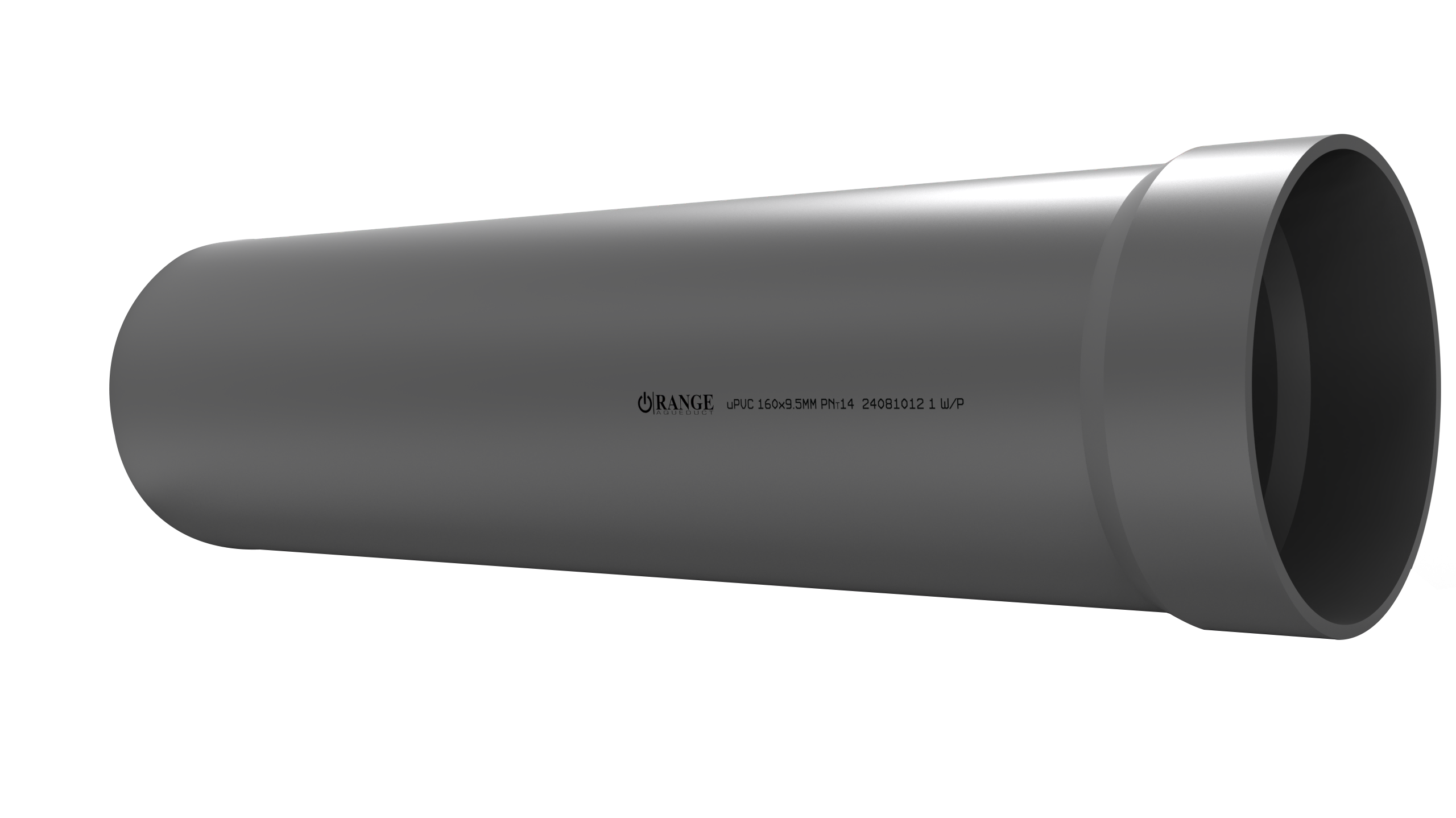 225mm / 8" uPVC Pressure Pipe PNT14 SS