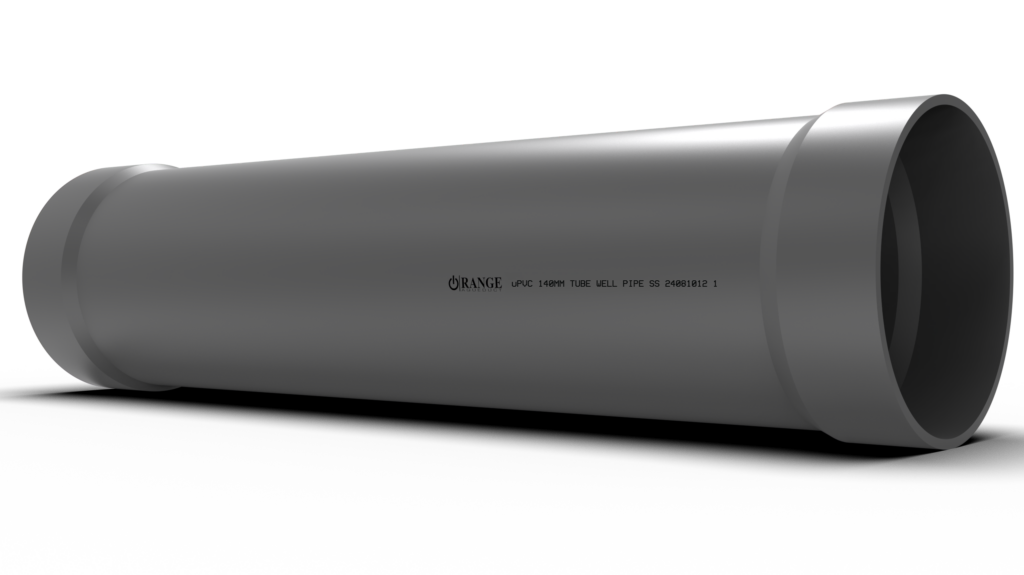 140mm / 5″ uPVC Tube Well Pipe Double SS