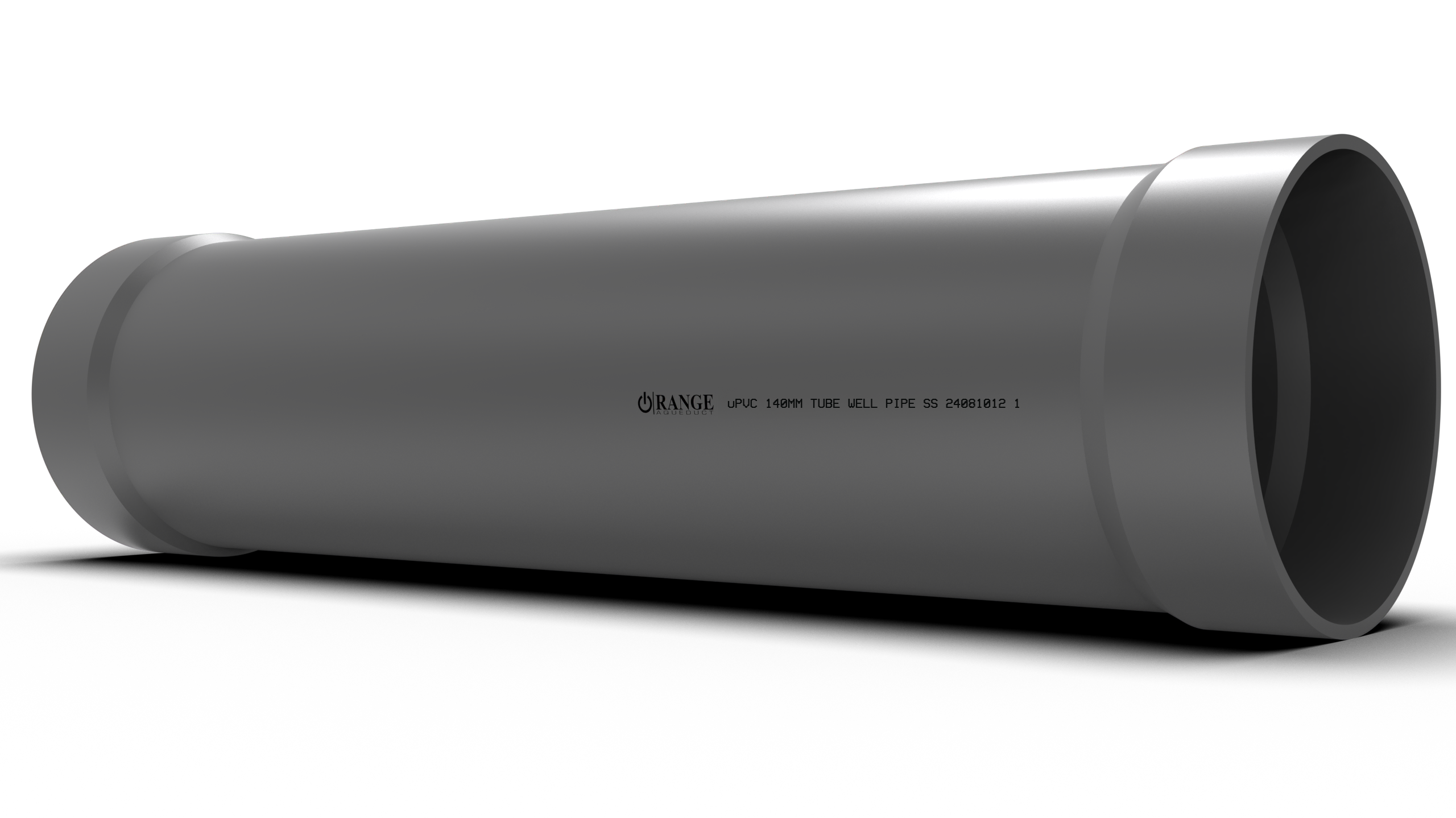 140mm / 5" uPVC Tube Well Pipe Double SS