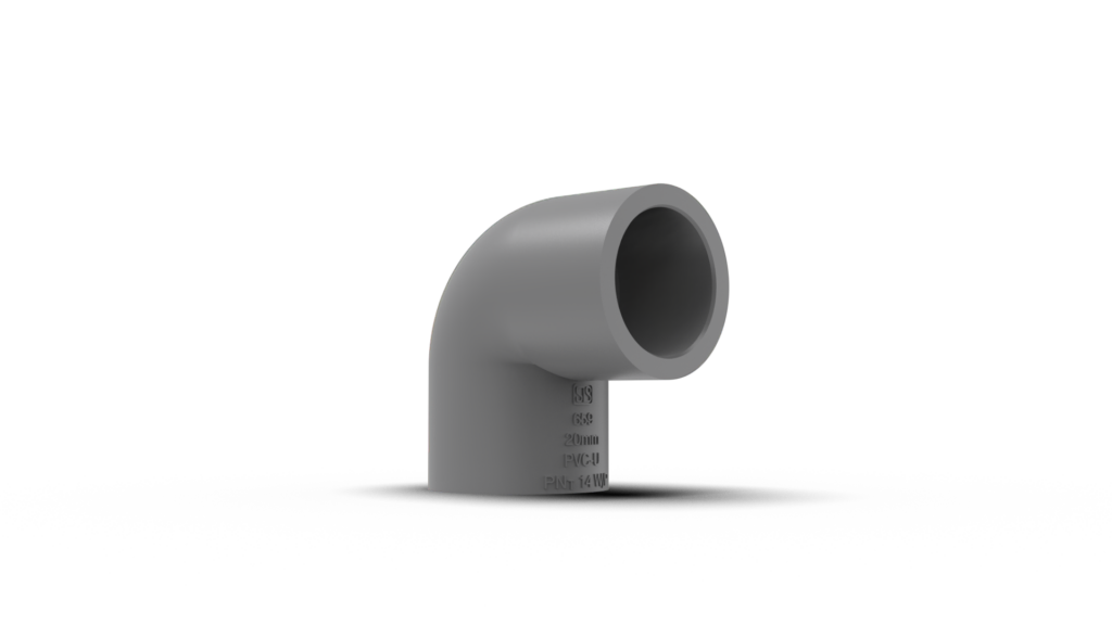20mm / 1/2″  uPVC Elbow PNT 14