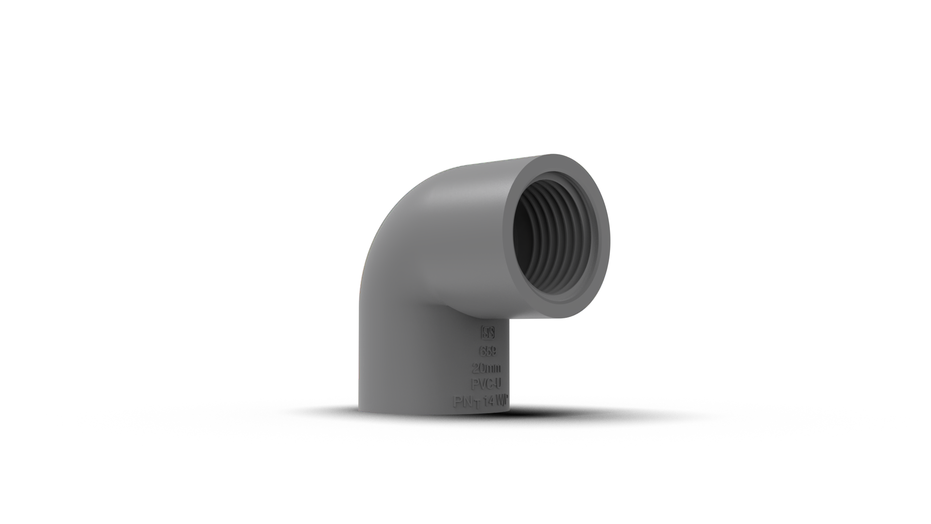 20mm / 1/2"  uPVC Faucet Elbow PNT 14