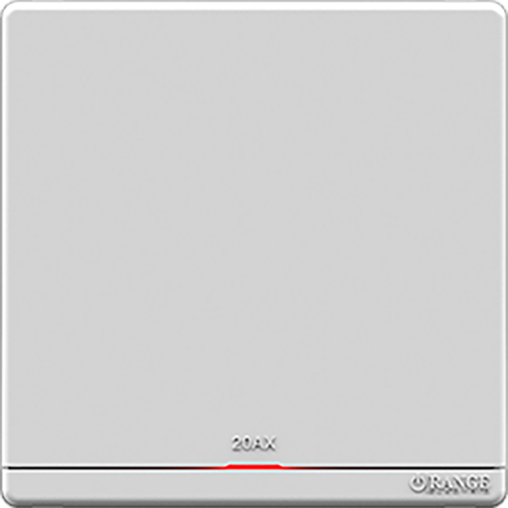 ODESSA 20AX 250V Double Pole Switch with Indicator with Earth Strap White