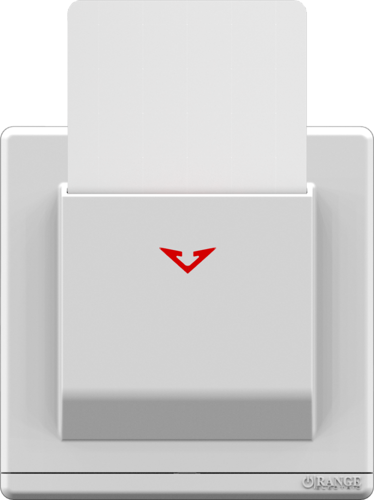 ODESSA 25Amp. 250V Electronic Key Card Switch White