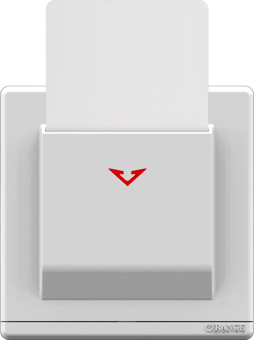 ODESSA 25Amp. 250V Electronic Key Card Switch White