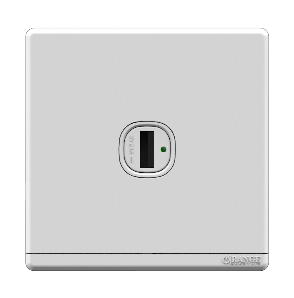 ODESSA 2.1Amp. 1Gang Type-A USB Charger Outlet White
