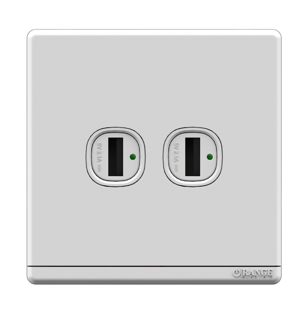ODESSA 2.1Amp. 1Gang Type-C USB Charger Outlet White