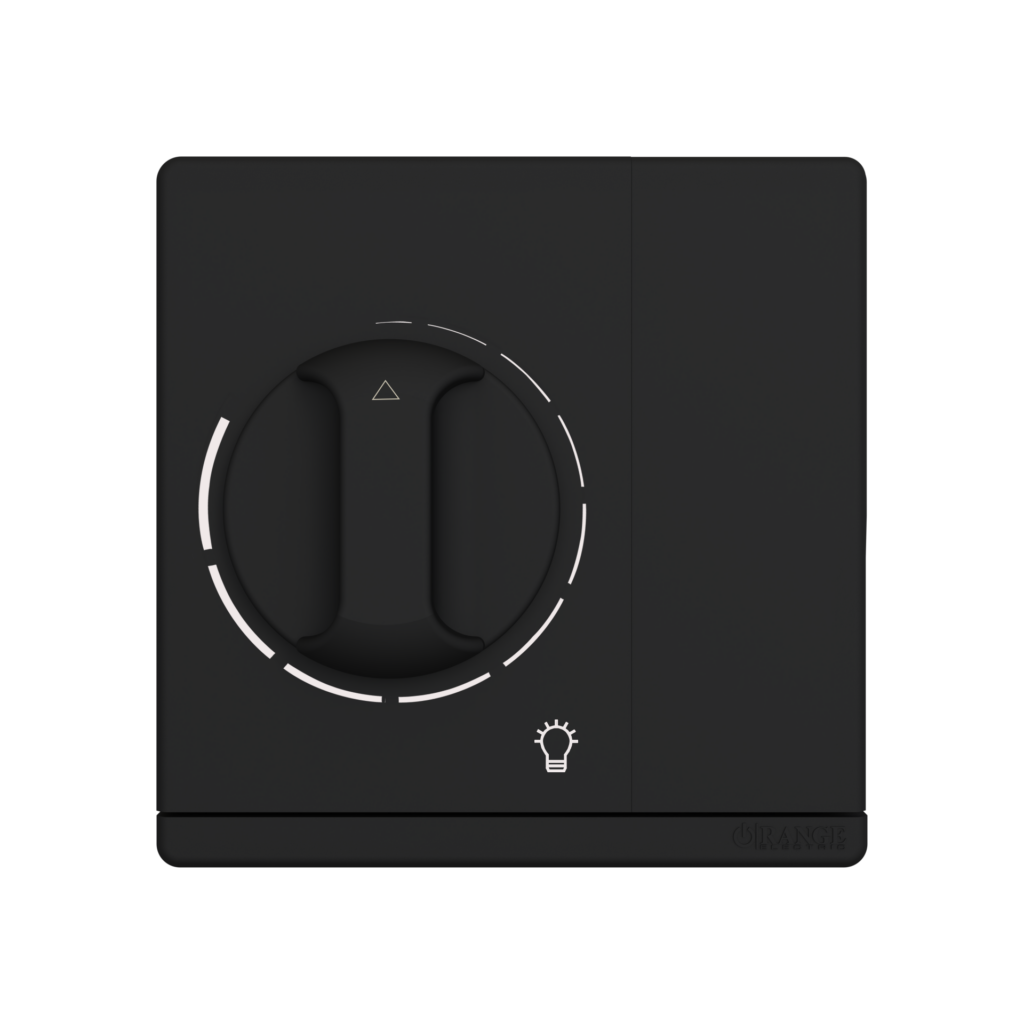 ODESSA 400Watt Light Dimmer Controller with Switch Black Matte