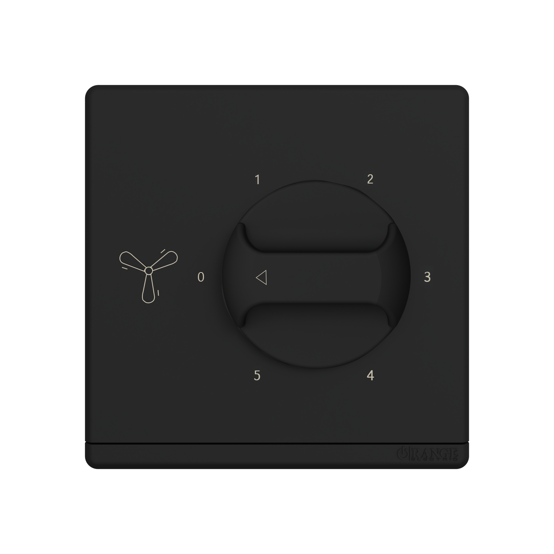 ODESSA 90Watt 5Step Fan Speed Controller Black Matte