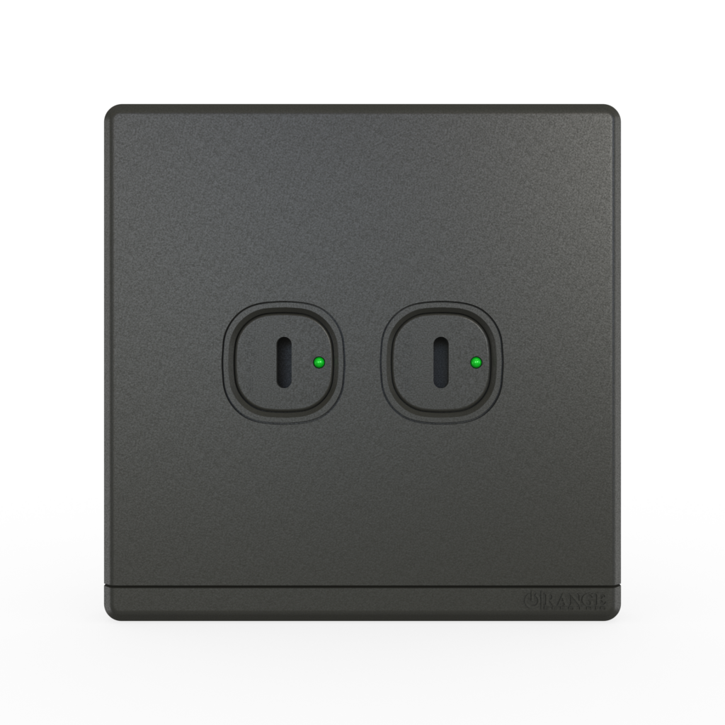 ODESSA 2.1Amp. 2Gang Type-C USB Charger Outlet Pearl Gunmetal