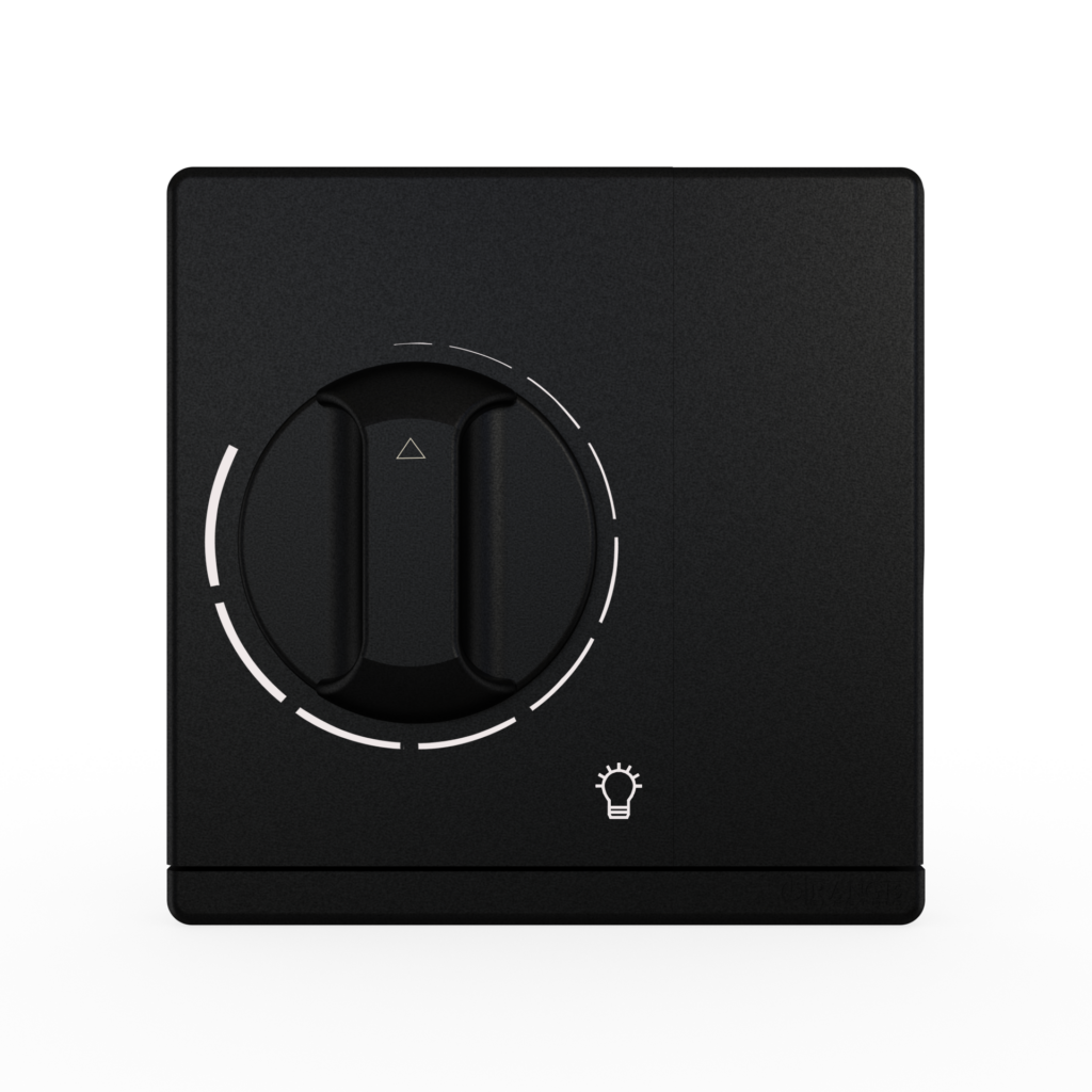 ODESSA 400Watt Light Dimmer Controller with Switch Pearl Black