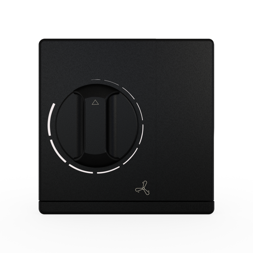 ODESSA 400Watt Fan Speed Controller with Switch Pearl Black