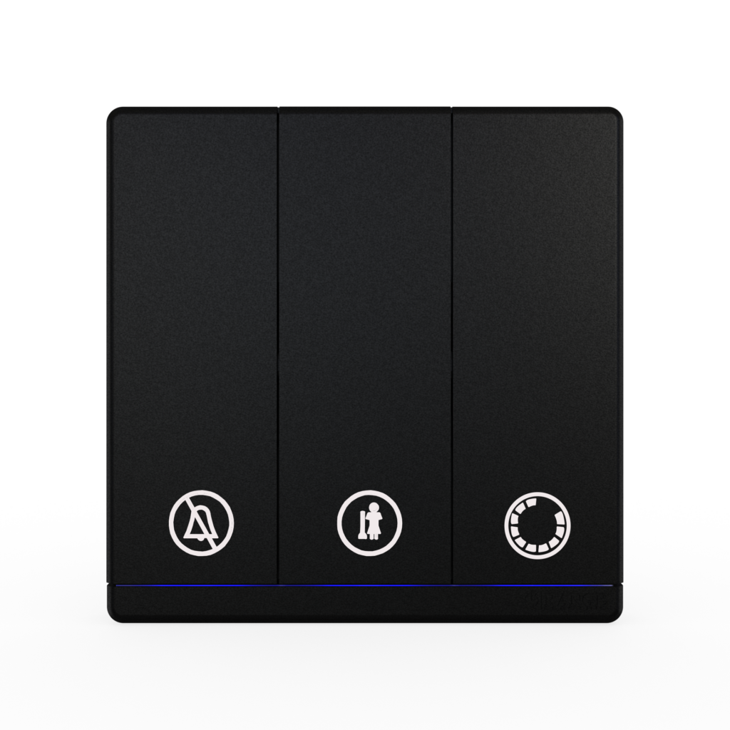 ODESSA 10AX 250V DND Indoor Switch Pearl Black