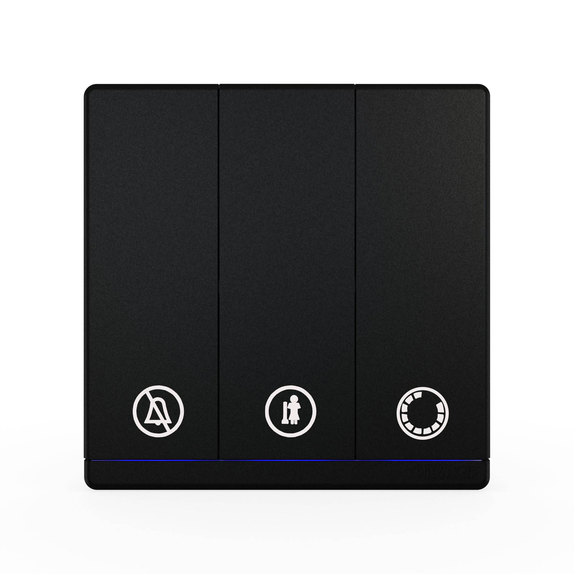 ODESSA 10AX 250V DND Indoor Switch Pearl Black