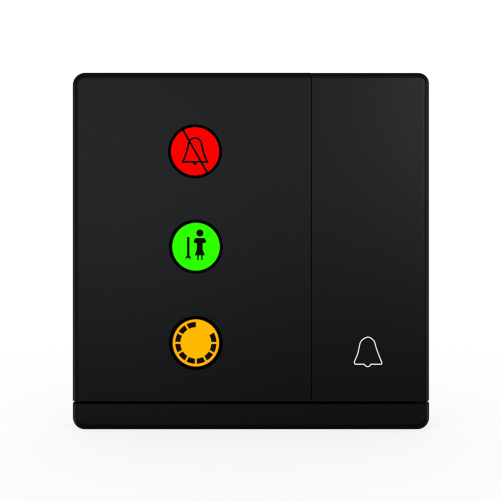 ODESSA 10AX 250V DND Outdoor Switch Pearl Black