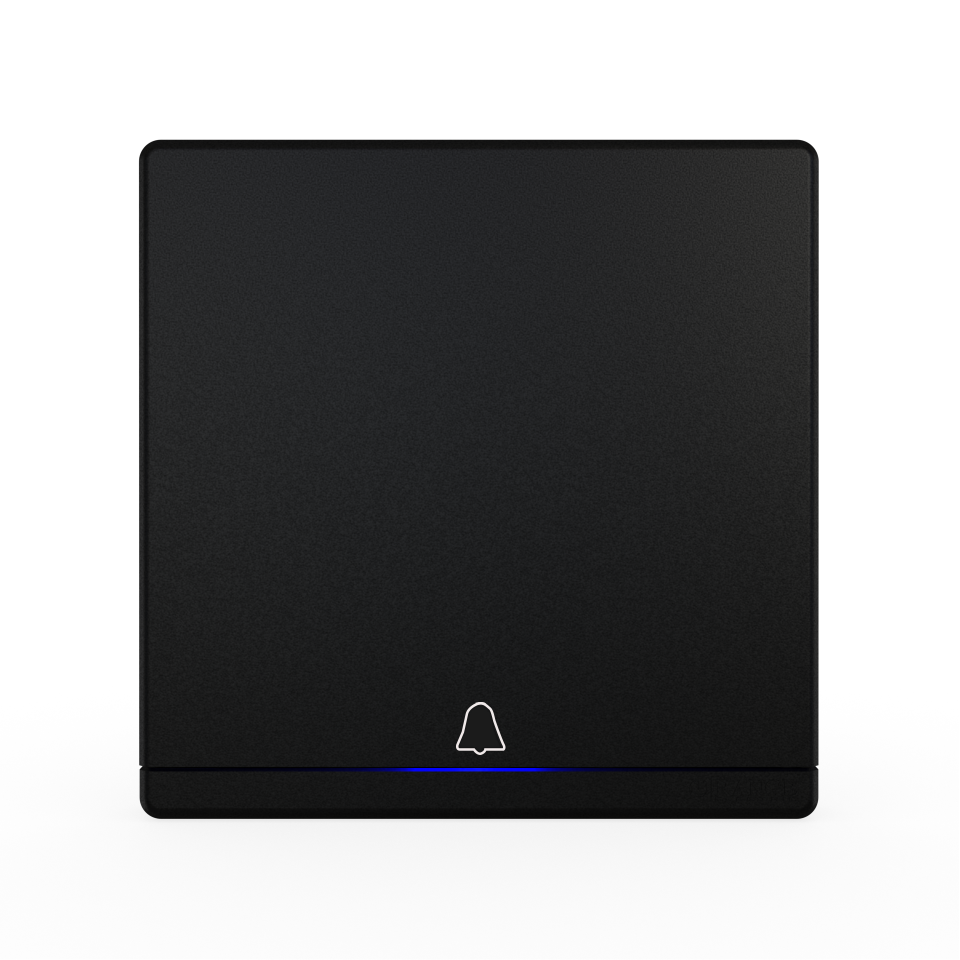 ODESSA 16AX 250V 1Gang 1Way Bell Press with Indicator Pearl Black