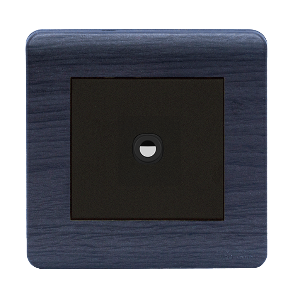 SCINTILLA 1Gang 25Amp Flex Outlet B/Matte with Kaluwara Surround
