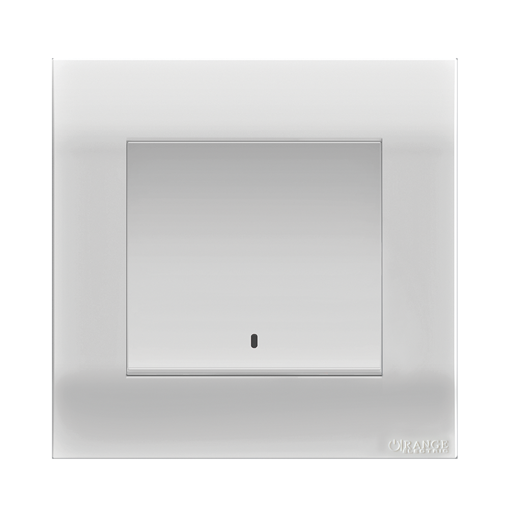 AKOYA 20Amp. Double Pole Switch with Indicator White with White Surround