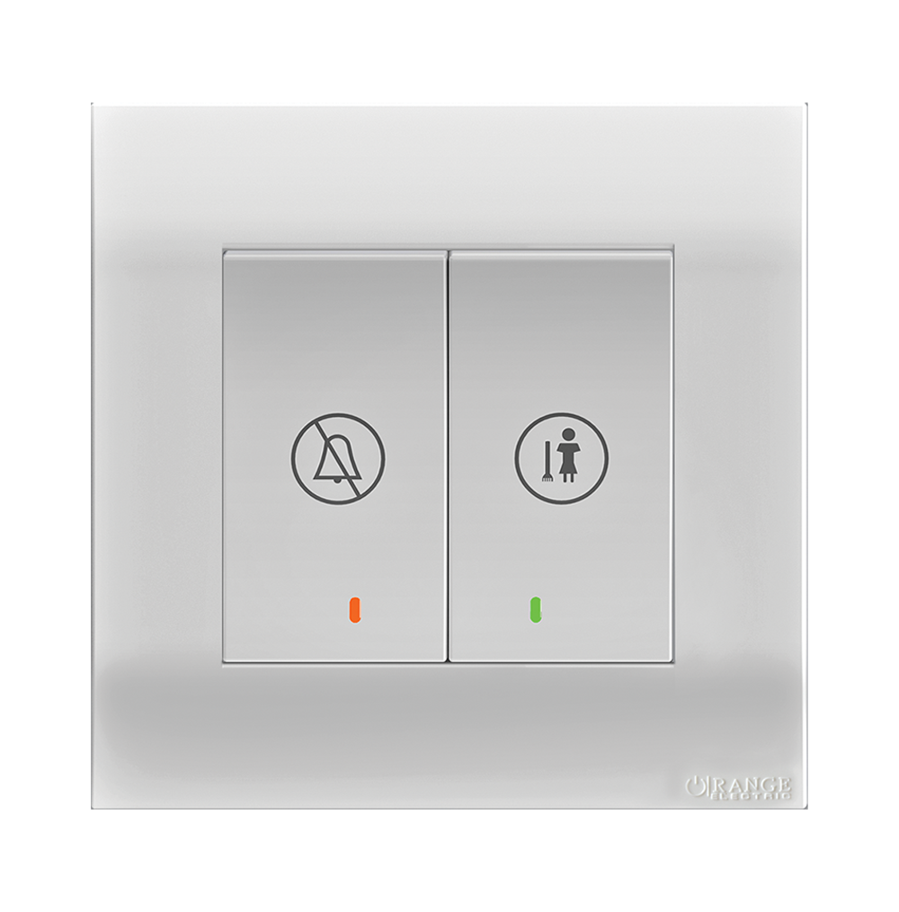 AKOYA 10AX DND Indoor Switch White with White Surround