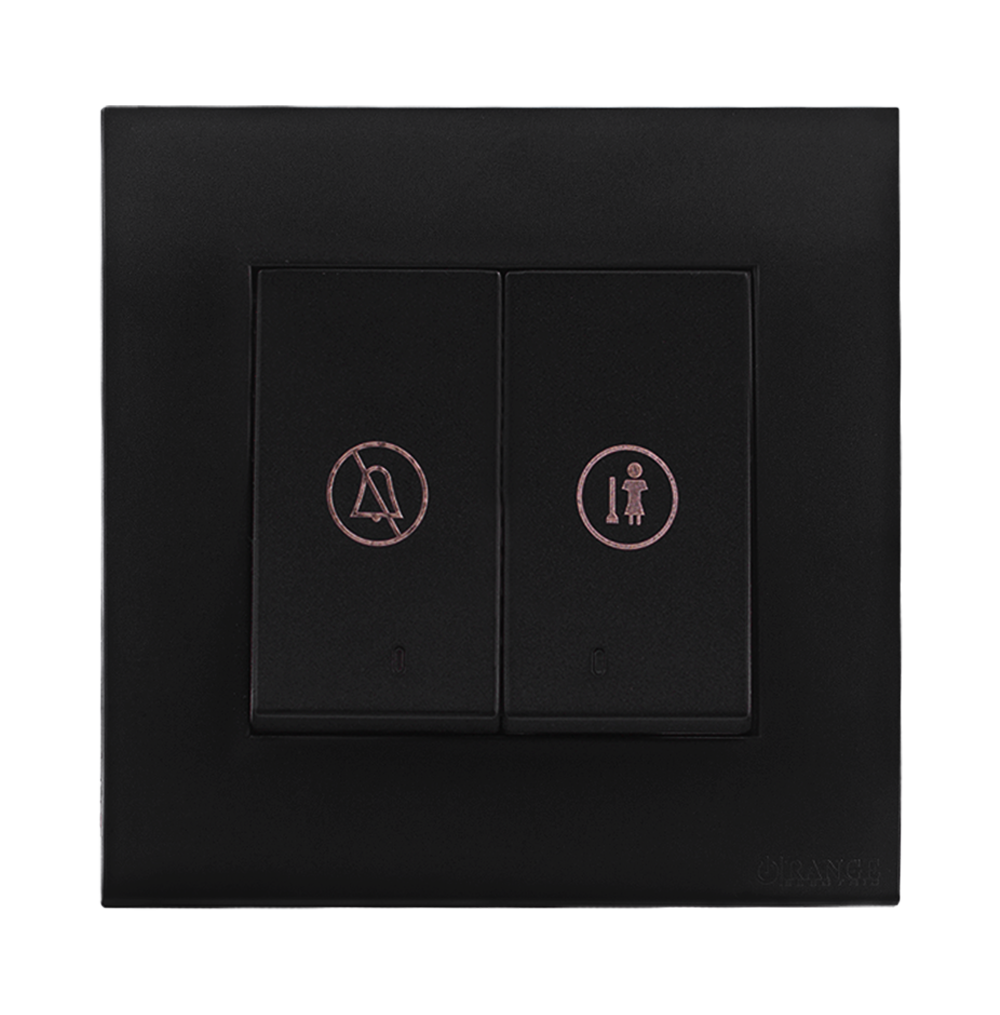 AKOYA 10AX DND Indoor Switch B/Matte with B/Matte Surround