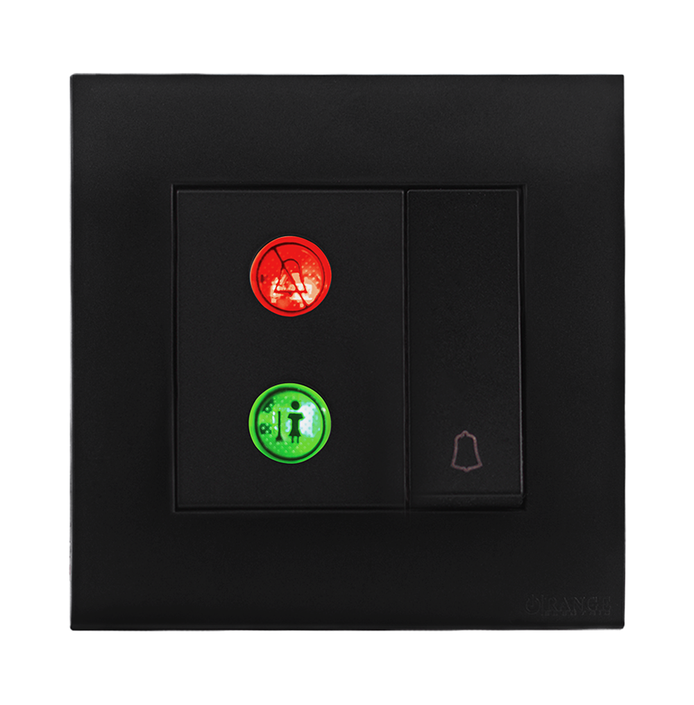 AKOYA 10AX DND Outdoor Switch B/Matte with B/Matte Surround