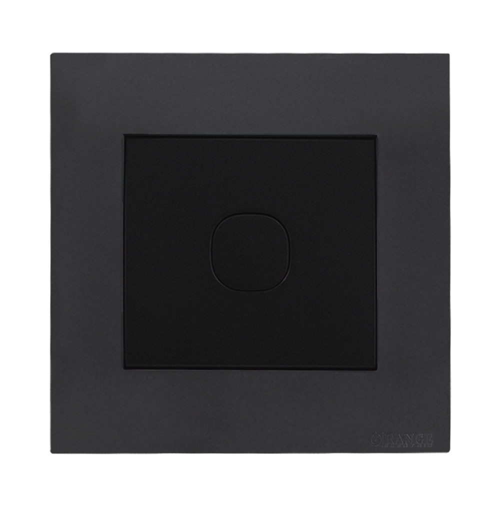 AKOYA Blank Plate with Removable Plug B/Matte with GM/Matte Surround