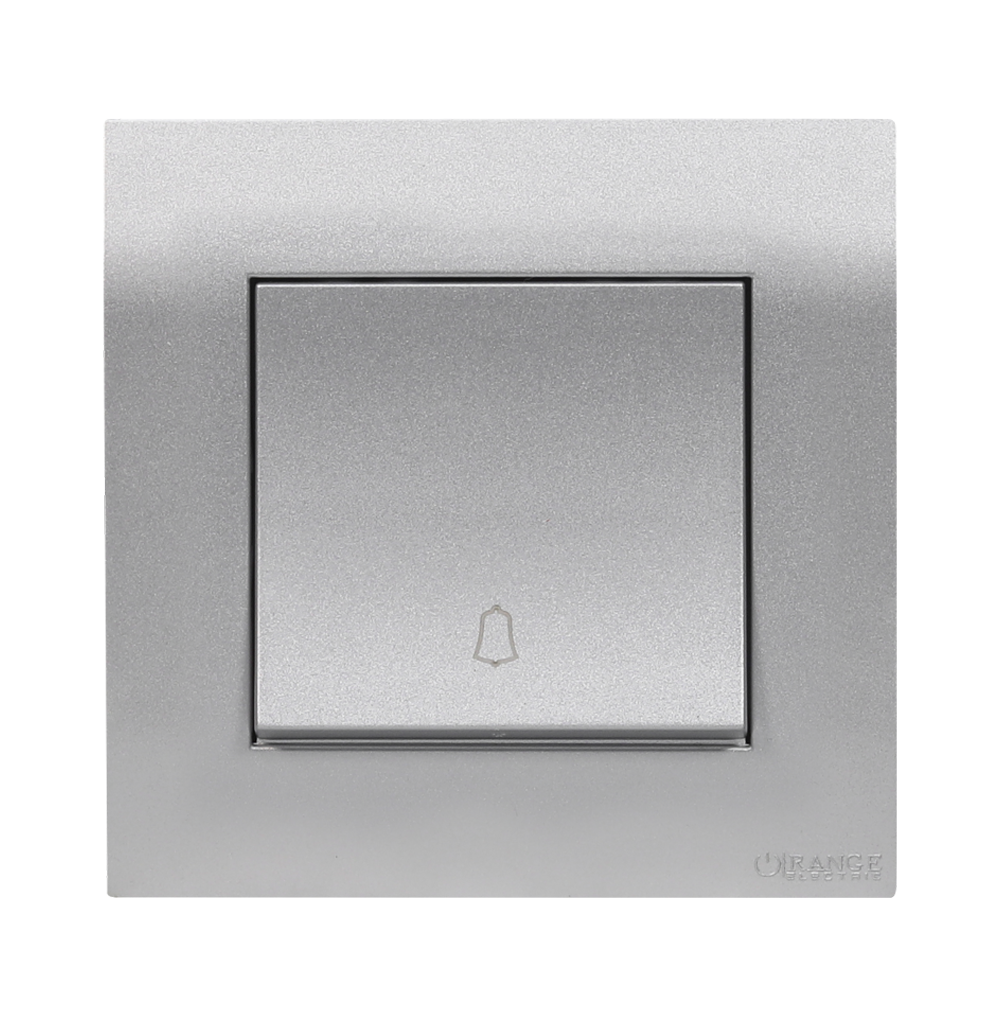 AKOYA 16Amp. 1Gang 1Way Bell Press Switch S/Matte with S/Matte Surround