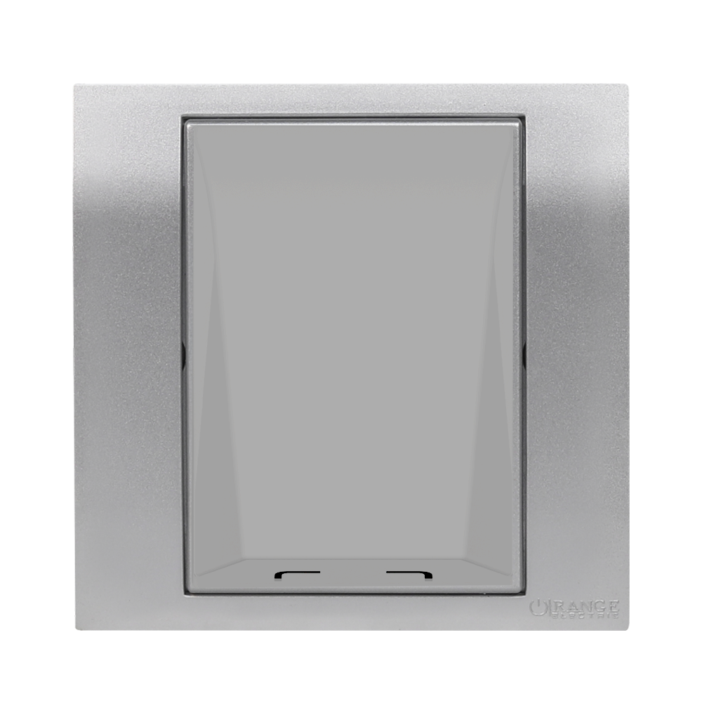 AKOYA 1Gang 45Amp Flex Outlet S/Matte with S/Matte Surround