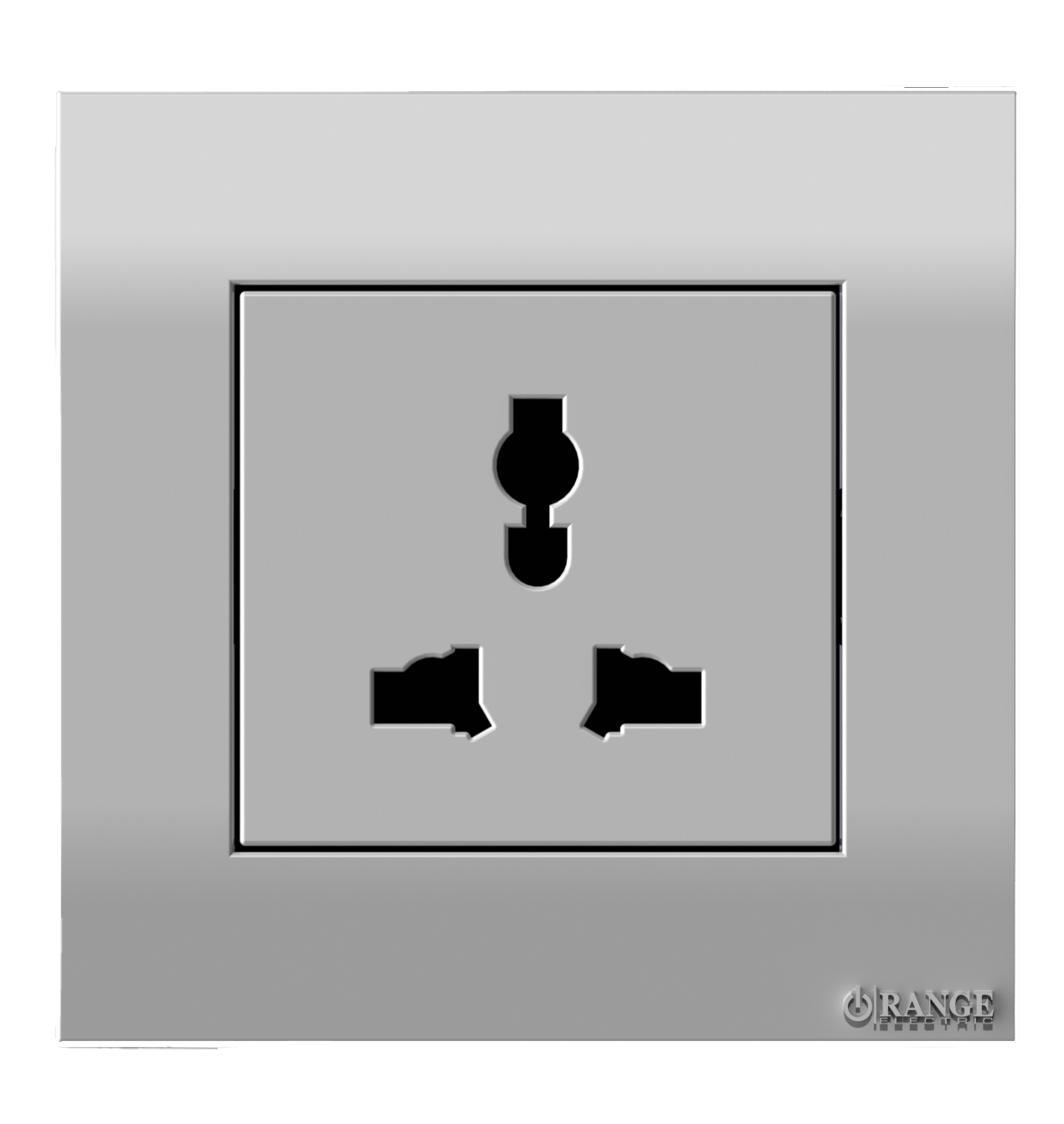 AKOYA 13Amp. Single Multi Unswitched Socket Outlet S/Matte with S/Matte Surround