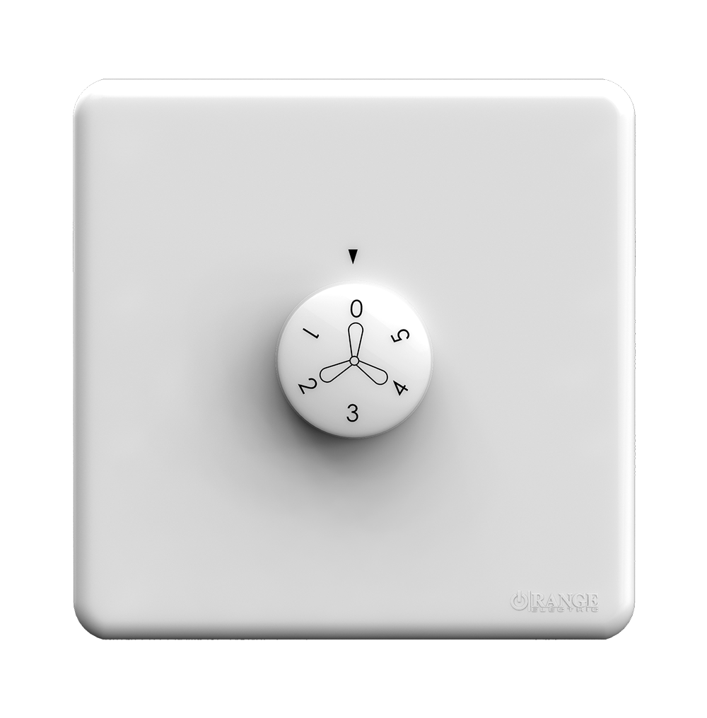 ENIGMA 90Watt 5Step Humfree Fan Controller Classic White (British Standard)