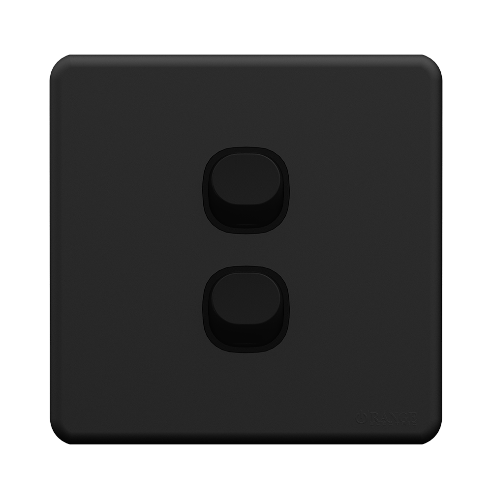ENIGMA 10Amp. 2Gang 2Way Switch Gunmetal (British Standard)