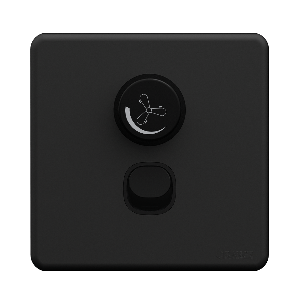 ENIGMA 400Watt Fan Controller with Switch Gunmetal (British Standard)
