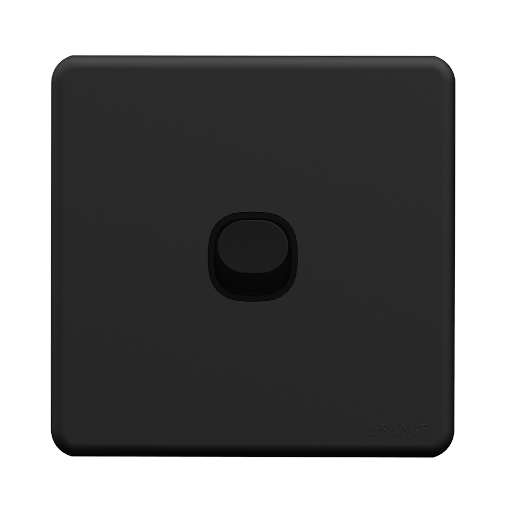 ENIGMA 20Amp. Double Pole Switch Gunmetal (British Standard)